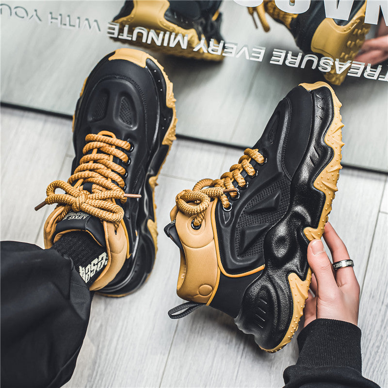 Herren urbane High-Top Tech-Chunky Sneaker mit griffiger Trailsohle und gepolstertem Knöchelkragen – Norré