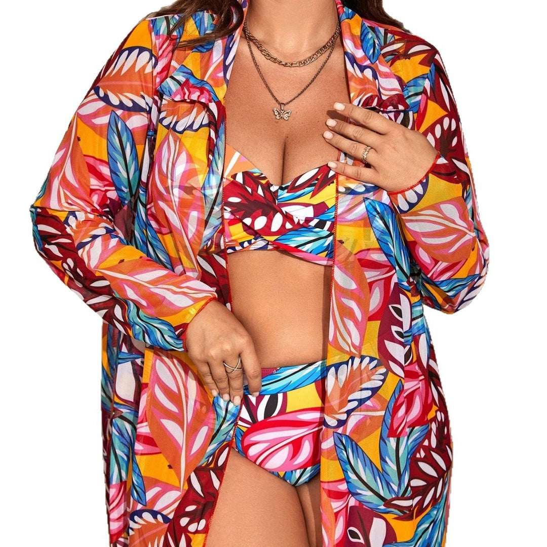 Damen Bikiniset mit transparentem Überwurf Echo Archiv