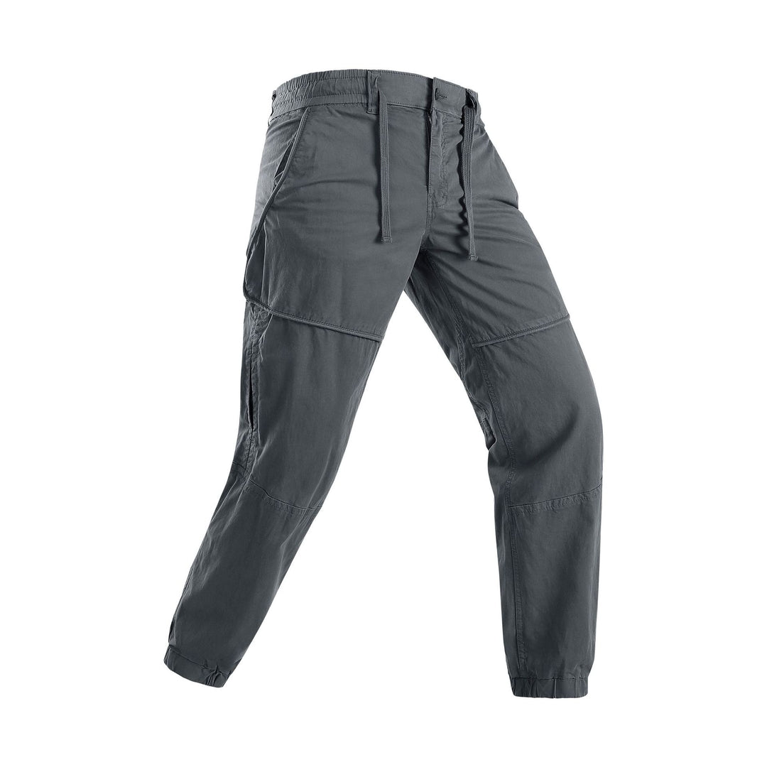 Herren Leichte Cargo-Jogginghose mit Tunnelzug, Kniepasse und elastischen Bündchen Echo Archiv