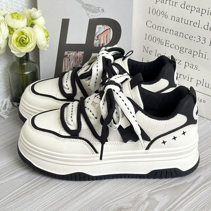 Damen Sportliche Sneaker mit dicker Sohle Echo Archiv