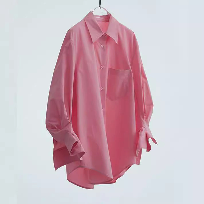 Damen Oversized Hemd mit lässigem Schnitt Echoarchiv
