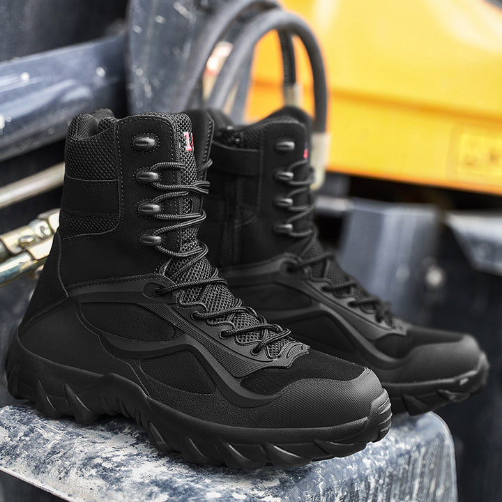 Herren Taktischer High-Top Einsatzstiefel mit robuster Trail-Profilsohle Echoarchiv