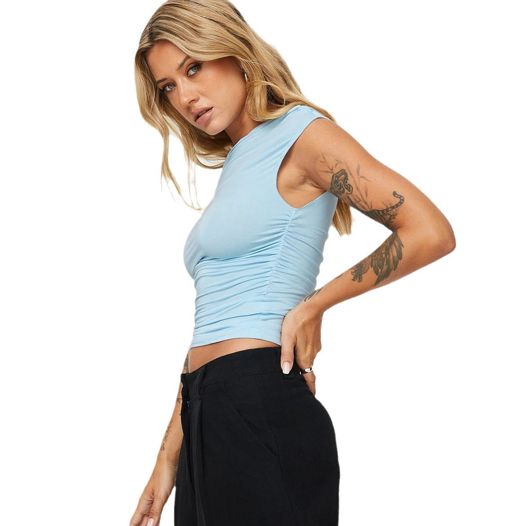 Damen asymmetrisches Oberteil mit schulterfreiem Design und elegantem Schnitt Echo Archiv