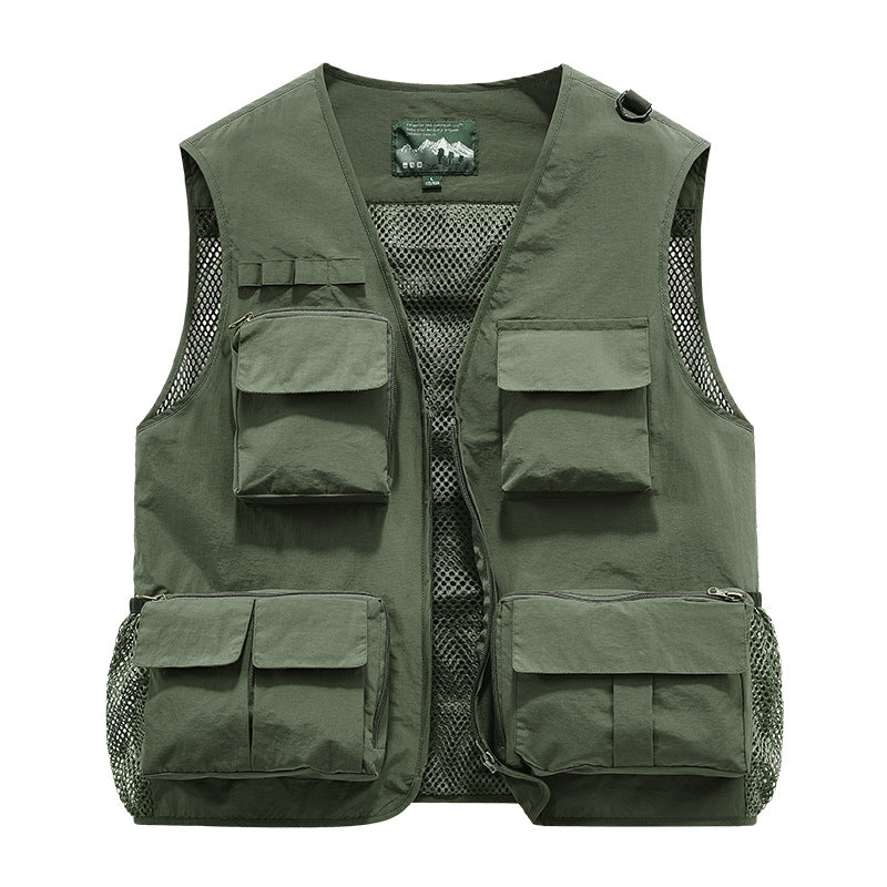 Herren Multifunktionale und atmungsaktive Outdoor-Weste Echo Archiv