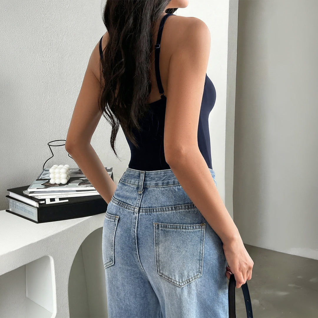 Damen trägerloses Top mit gerüschtem Detail Echo Archiv