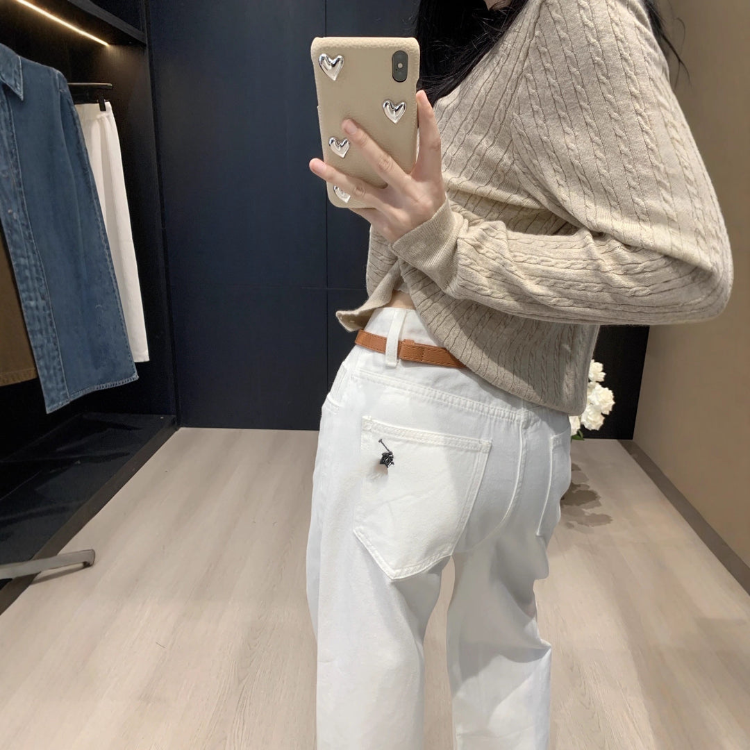 Damen Weite High-Waist Jeans Echo Archiv