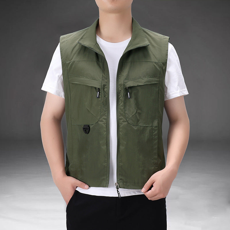 Herren Praktische Outdoor-Weste Echo Archiv
