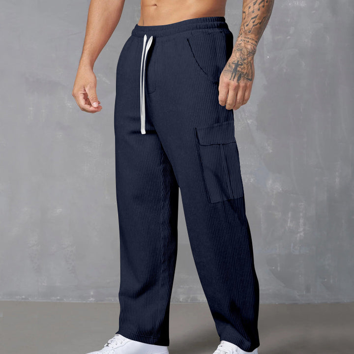 Herren Cargo-Jogginghose mit praktischen Seitentaschen und elastischem Bund Echoarchiv