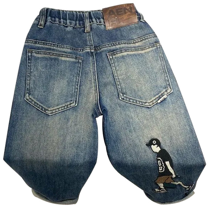 Unisex kreative und stylische Baggy-Jeans Echo Archiv