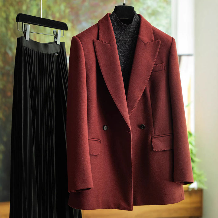 Damen Designer Doppeltbreasted Blazer Echoarchiv