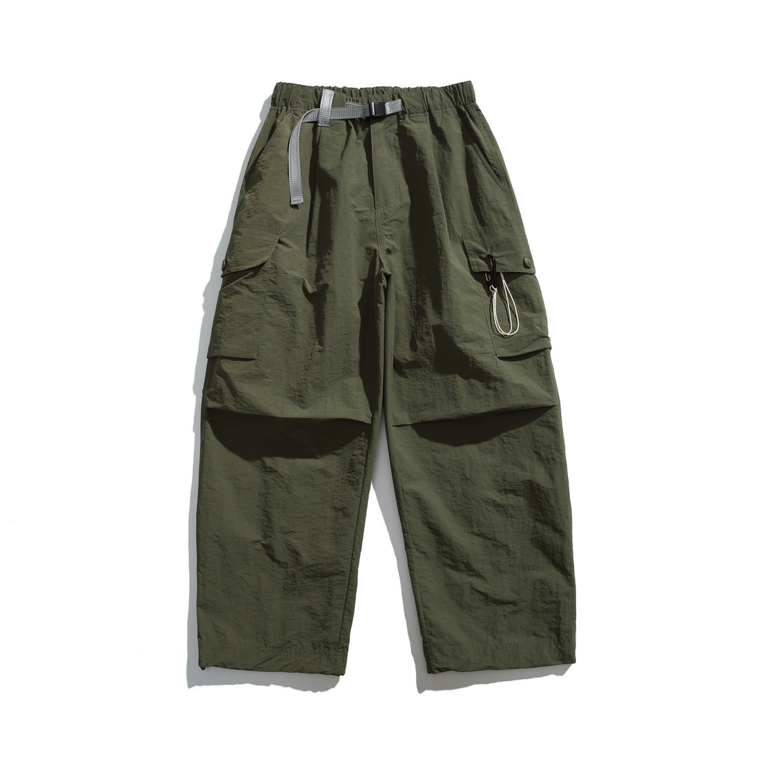 Herren Cargo-Hose im Utility‑Stil mit elastischem Bund und integriertem Gurt Echoarchiv