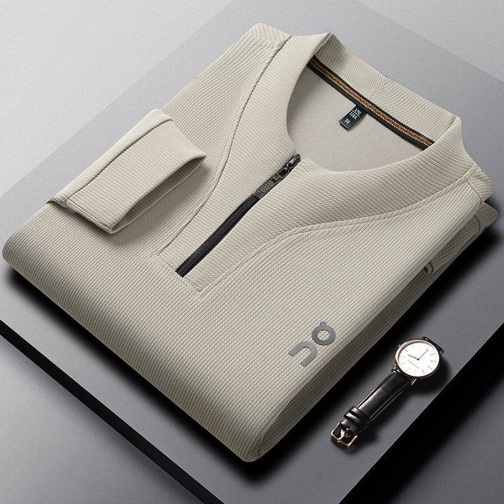 Herren funktioneller Pullover mit Reißverschluss und innovativem Design Echoarchiv