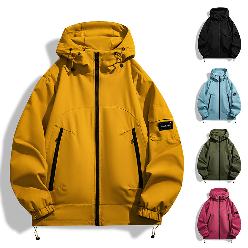 Herren Moderner Allwetter-Hoodie mit Wind- und Wasserabweisender Membran Echo Archiv