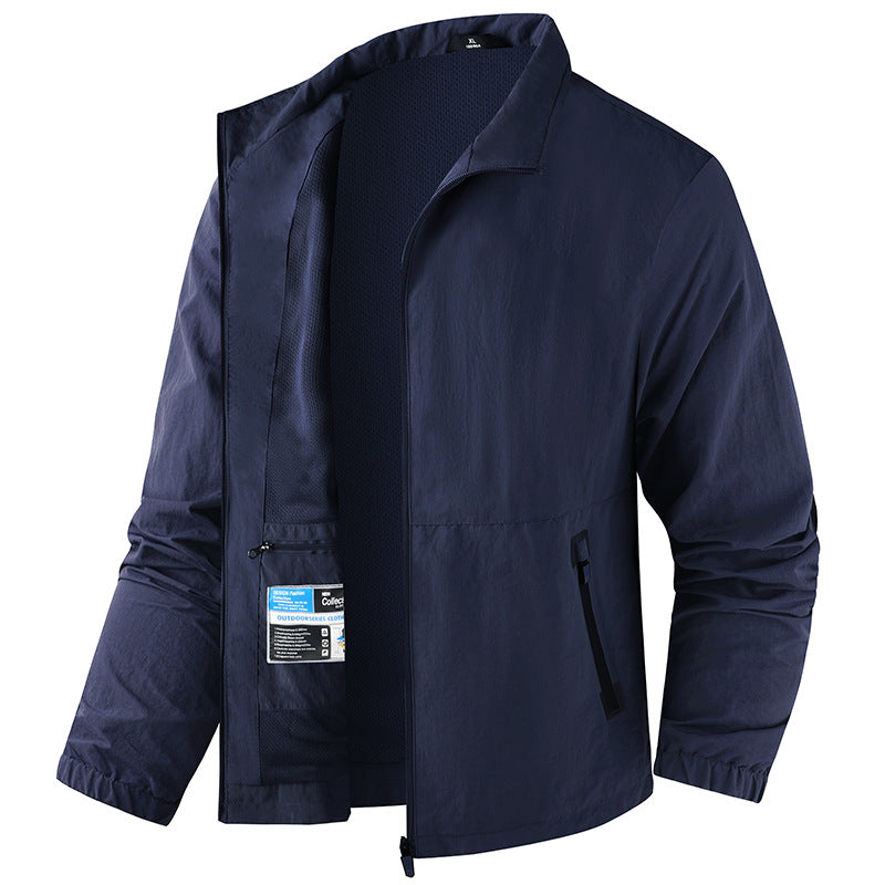 Herren Leichte Übergangsjacke mit praktischen Taschen Echo Archiv
