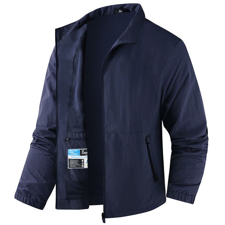 Herren Leichte Übergangsjacke mit praktischen Taschen Echo Archiv