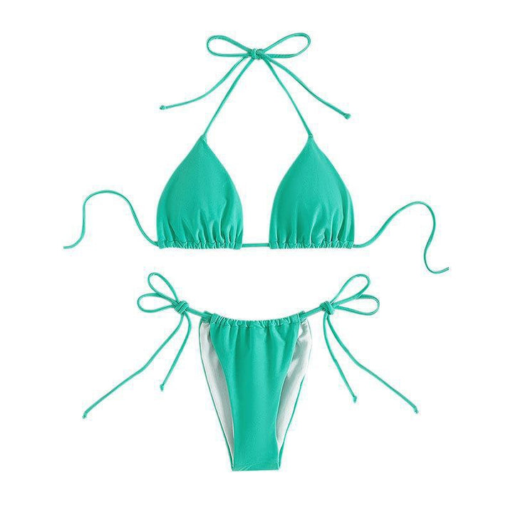 Damen Triangel-Bikini mit verstellbaren Bindebändern und nahtlosem Design Echo Archiv