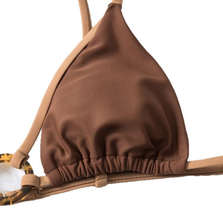 Damen Triangel-Bikini mit modischem Ringdetail Echo Archiv