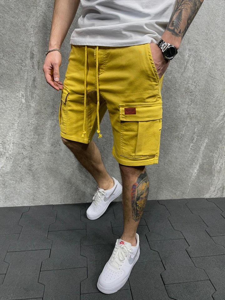 Herren Cargo-Shorts mit praktischen Seitentaschen und verstellbarem Gummizug Echoarchiv