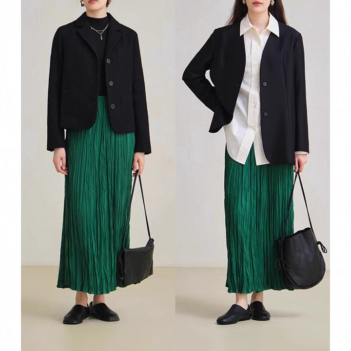 Damen Eleganter, schwingender Maxirock Echoarchiv