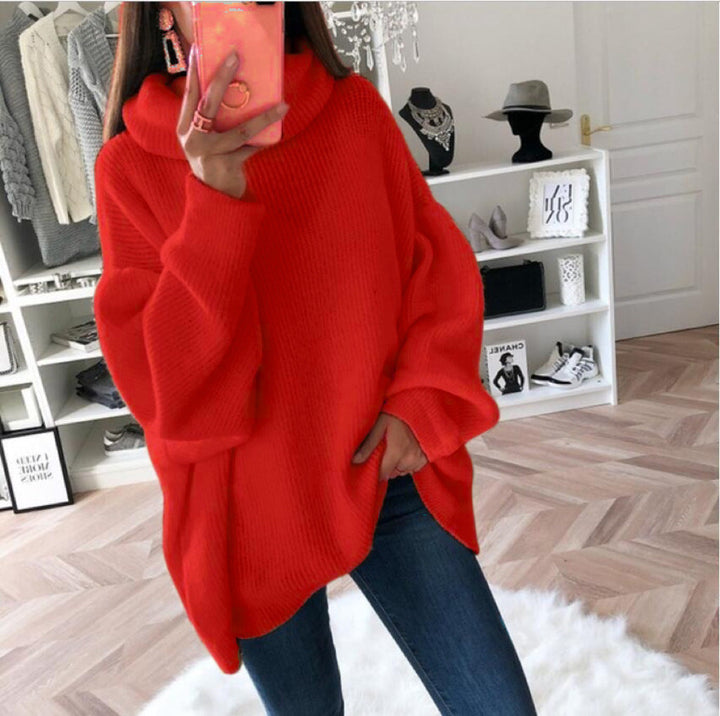 Damen Weicher Oversized Strickpullover Echoarchiv