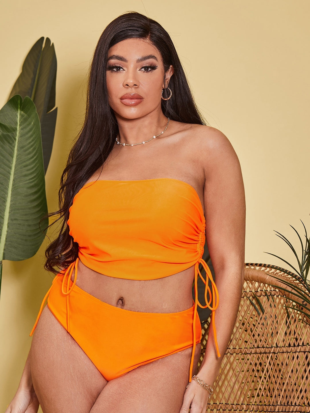 Damen Tankini-Set mit verstellbarem Wickel-Top und hochgeschnittenen Shorts Echo Archiv