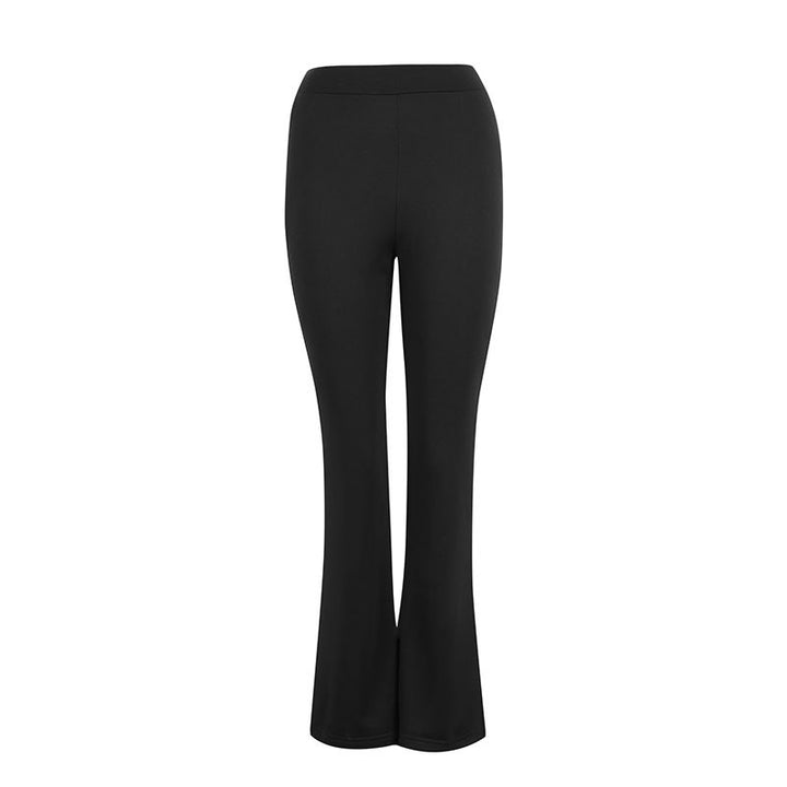 Damen elegante Flared-Hose aus flexibler Mikrofaser Echo Archiv