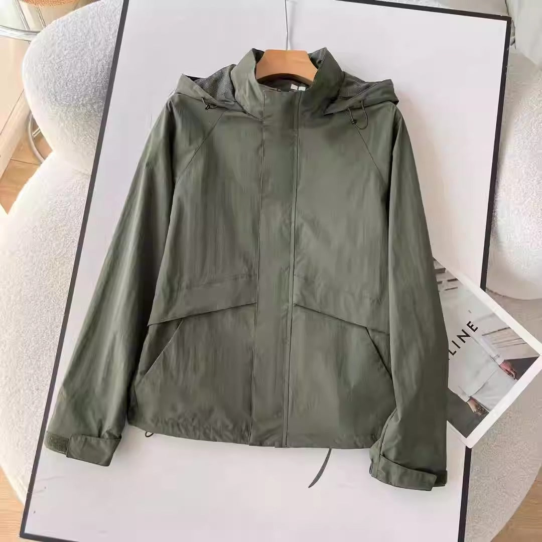 Herren Leichte Übergangsjacke mit Kapuze Echoarchiv