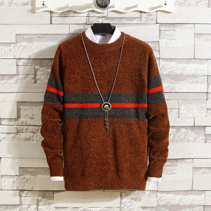 Herren modischer Pullover mit gestreiftem Design und hohem Komfort Echoarchiv