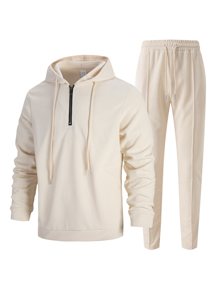 Herren Sportliches Hoodie- und Jogginghosen-Set mit atmungsaktivem Material und modischen Akzenten Echoarchiv