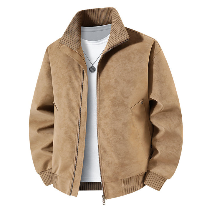 Herren Elegante und stilvolle Kunstlederjacke Echo Archiv