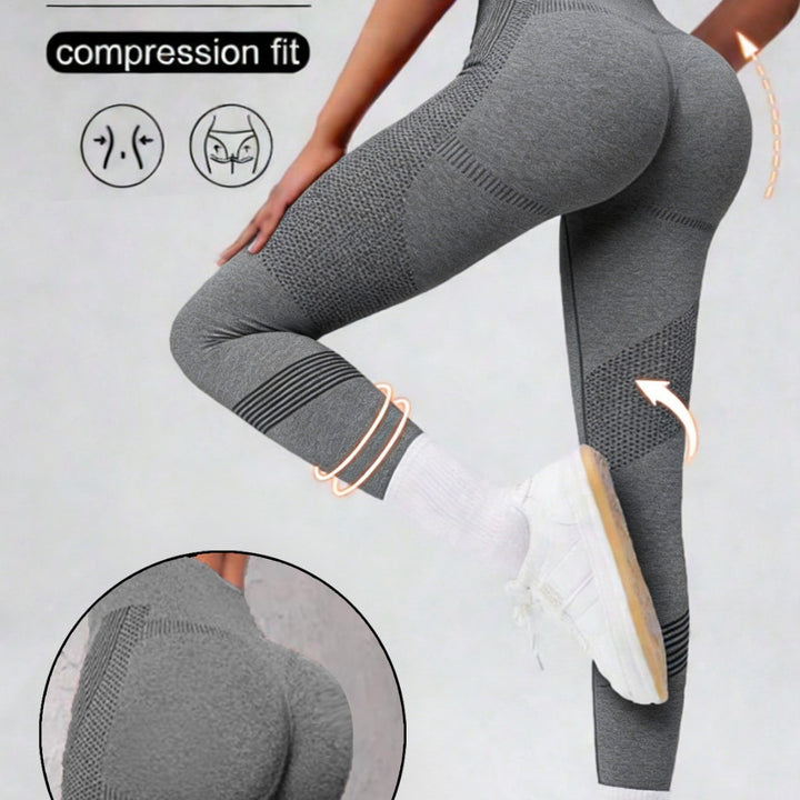 Damen Sportliche Leggings mit hoher Taille Echo Archiv