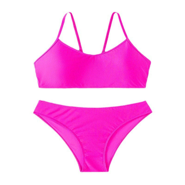 Damen Sportlicher Bikini mit breiten Trägern Echo Archiv