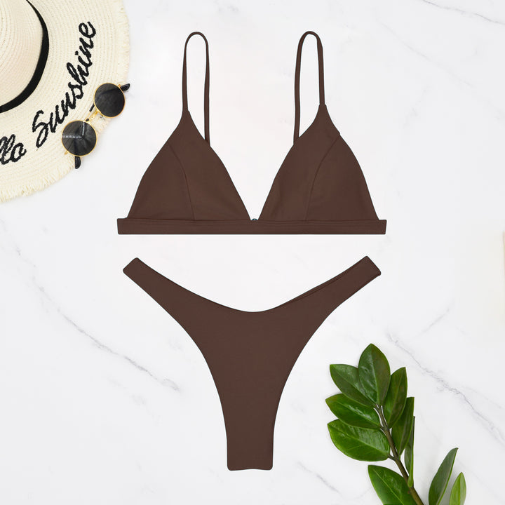 Damen Triangel-Bikini mit verstellbaren Trägern und minimalistischem Design Echo Archiv