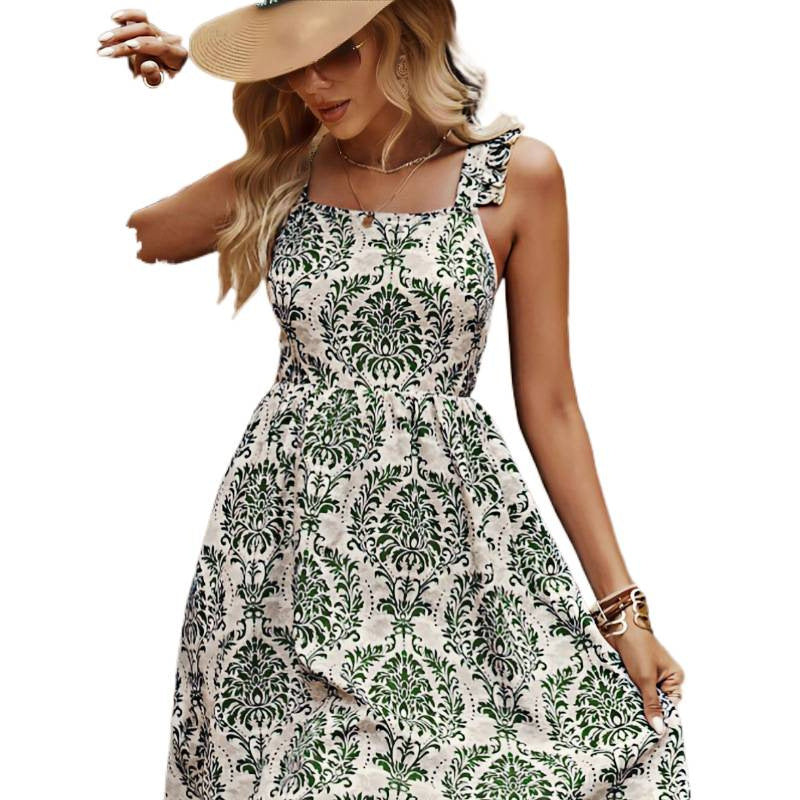 Damen Sommerliches Etuikleid mit floralem Muster und elegantem Schnitt Echo Archiv