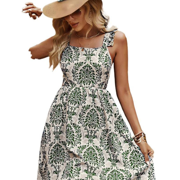 Damen Sommerliches Etuikleid mit floralem Muster und elegantem Schnitt Echo Archiv