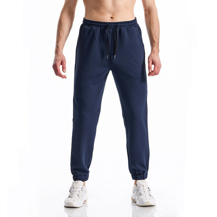 Herren Sportliche Freizeithose mit strukturierter Oberfläche Echoarchiv