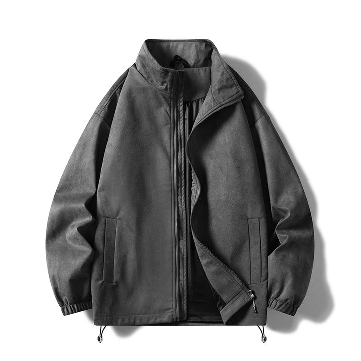 Herren Fleecejacke mit elastischen Bündchen und praktischen Taschen Echoarchiv