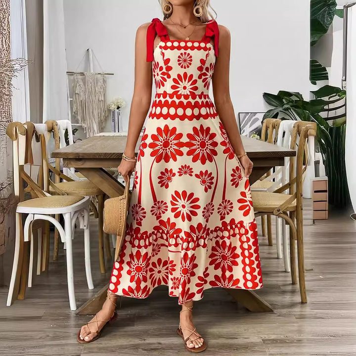 Damen Floral Print Maxikleid Echo Archiv