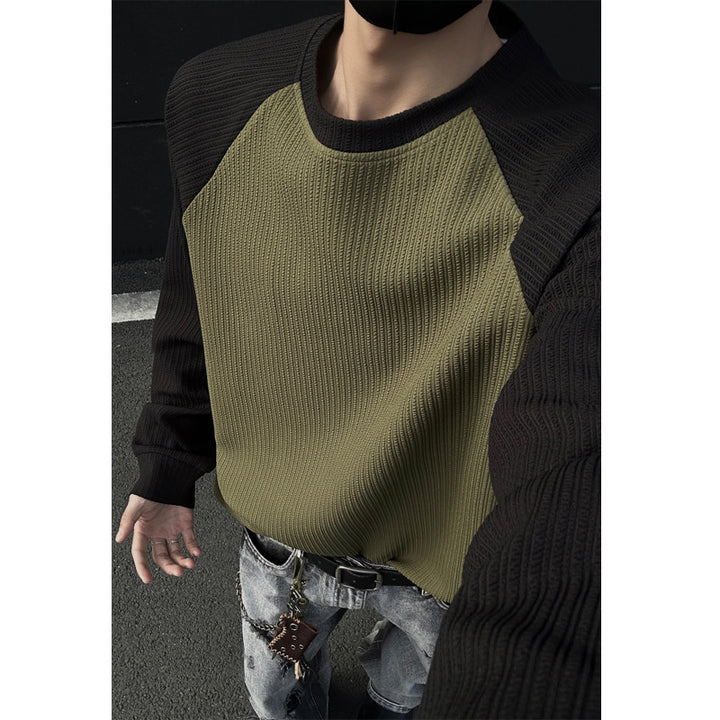 Herren Sportlicher Raglan-Pullover mit Struktur Echo Archive