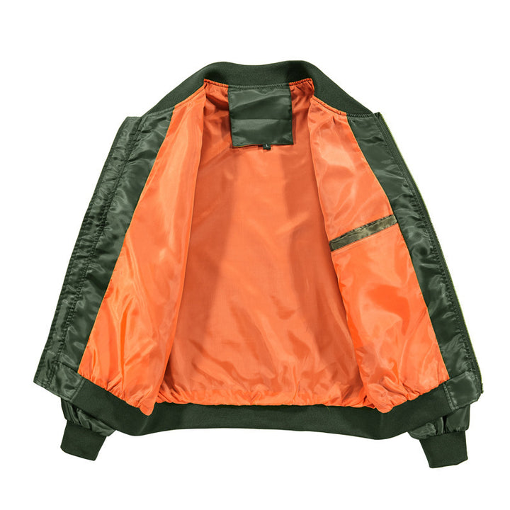 Herren leichter Pilotenbomber mit kontrastfutter und Ärmel‑Utilitytasche Echo Archiv