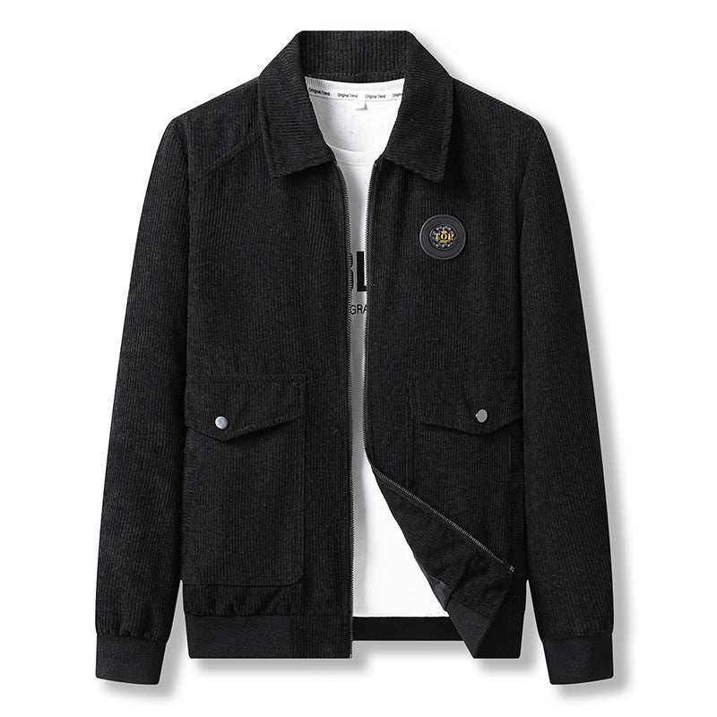Herren Cordjacke mit praktischem Reißverschluss Echo Archive
