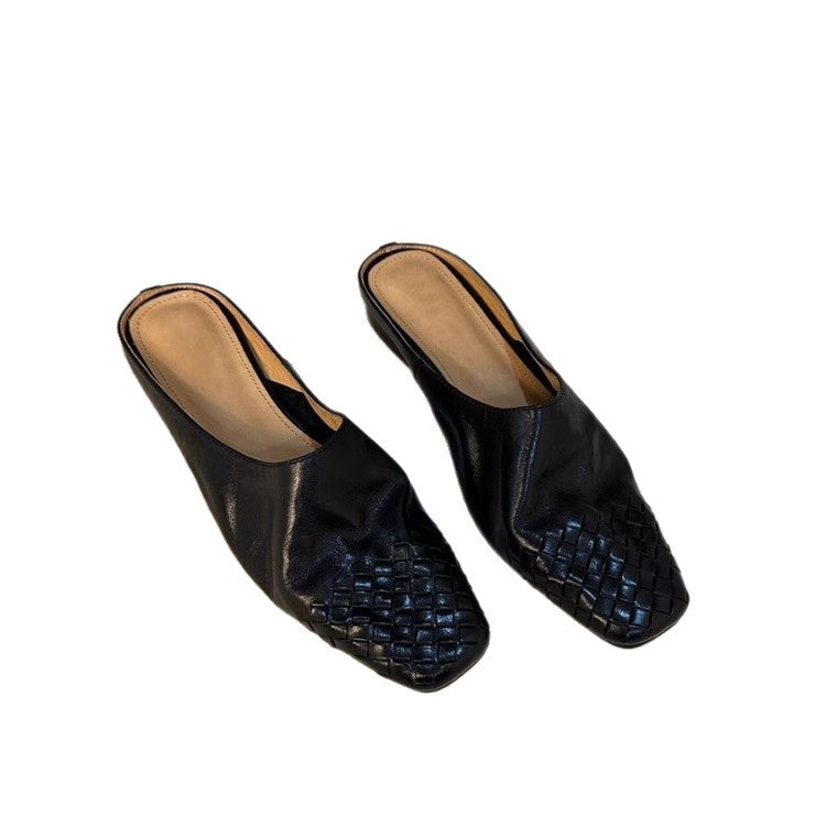 Damen Mules mit geflochtenem Design und bequemer Sohle – Lioré
