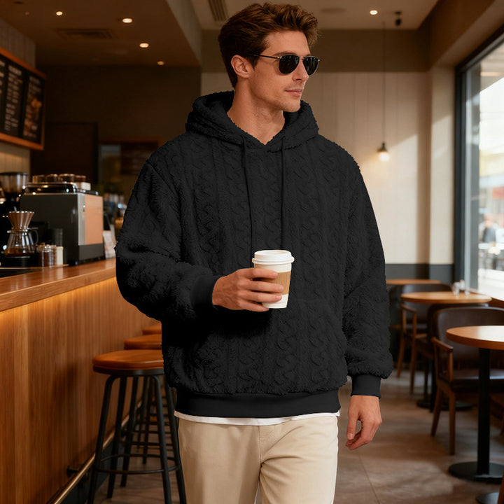 Herren Kuscheliger Kapuzenpullover Echoarchiv