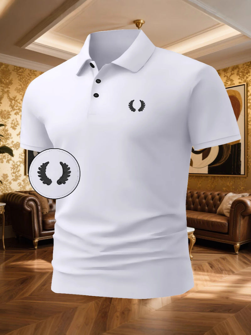 Herren Poloshirt mit klassischem Design und atmungsaktivem Stoff Echoarchiv