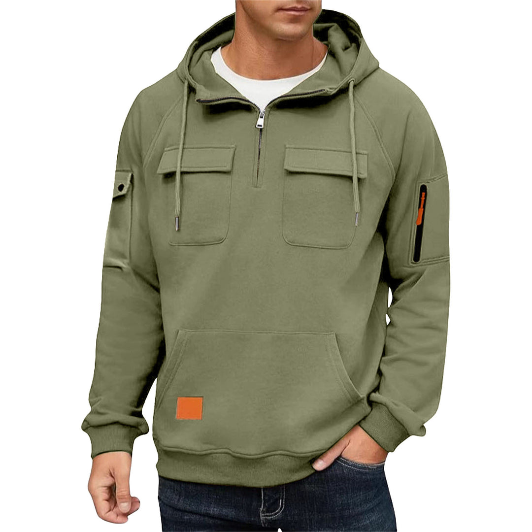 Herren Alltags-Hoodie mit praktischen Taschen Echoarchiv