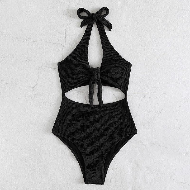 Damen Hochgeschnittener Cut-Out Badeanzug Echo Archiv