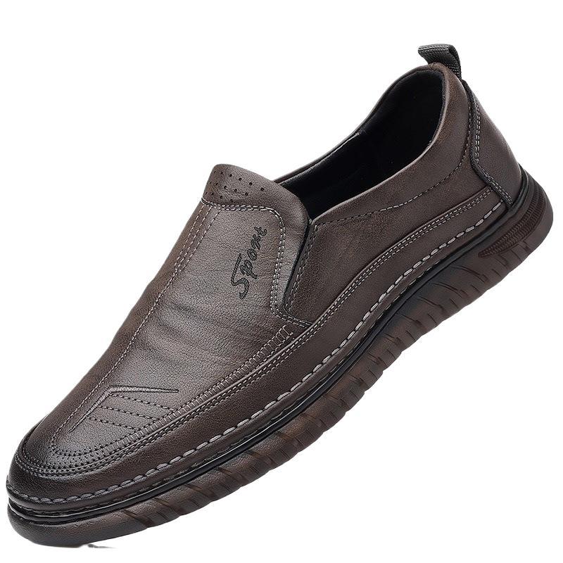 Herren Elegante und Bequeme Leder Mokassins Echoarchiv