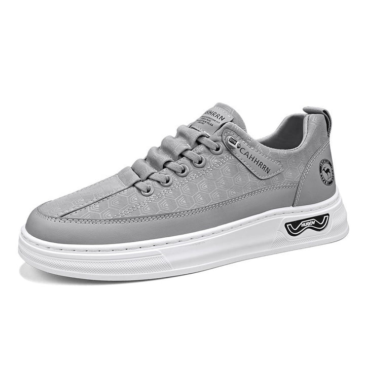 Herren Lässige Low-Top Sneaker mit geprägter Wabenstruktur und dämpfender Plateausohle Echoarchiv