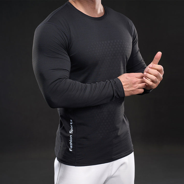 Herren atmungsaktives Langarm-Funktionsshirt Echoarchiv