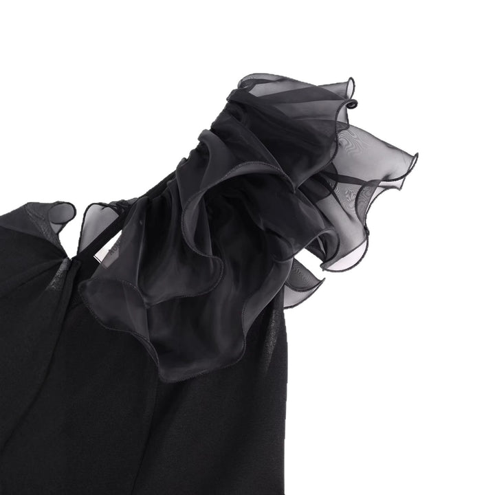 Damen figurbetontes Kleid mit Rüschendetails Echo Archiv